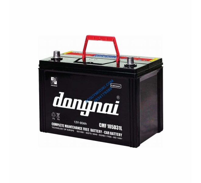 Bình ắc quy ĐỒNG NAI CMF 105D31L 12V 90AH