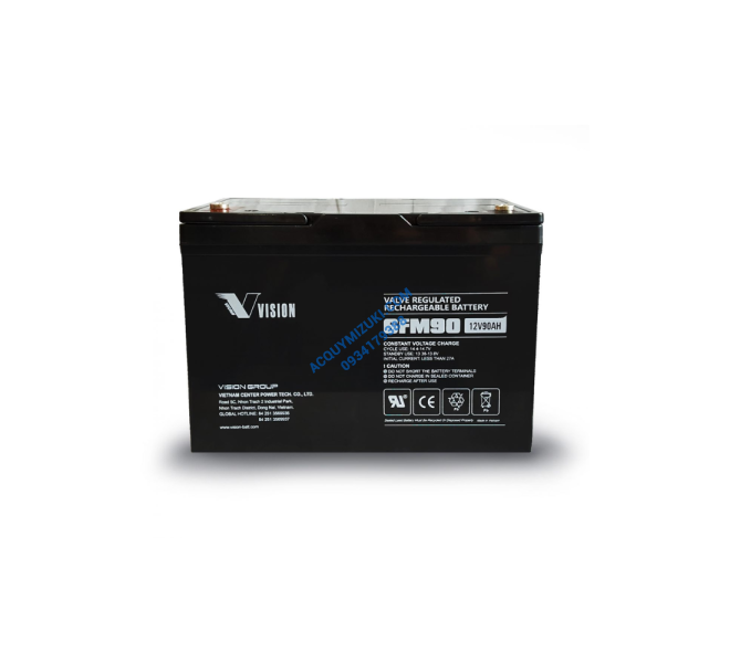 Bình ắc quy Vision 6FM90E-X (12V-90AH)
