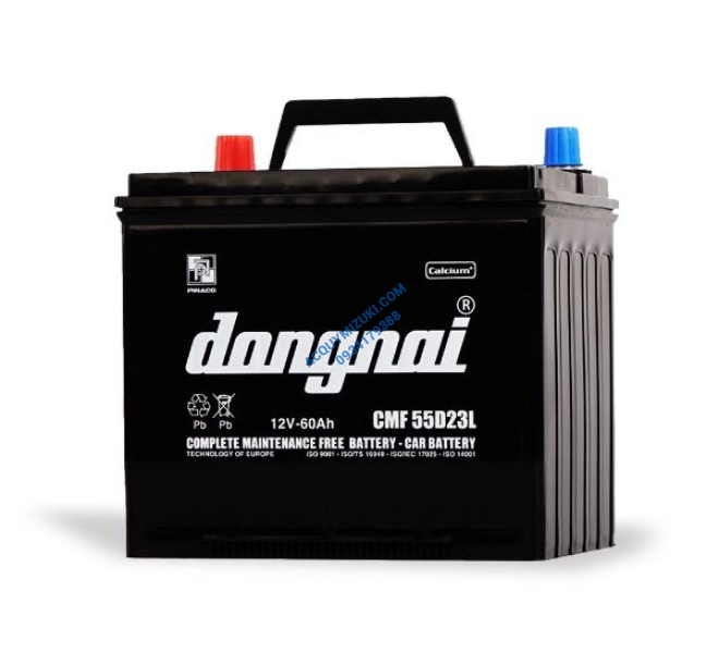 Bình ắc quy ĐỒNG NAI CMF 55D23L 12V 60AH