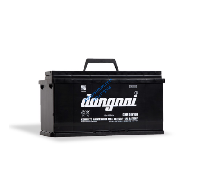 Bình ắc quy ĐỒNG NAI CMF DIN100 12V 100AH