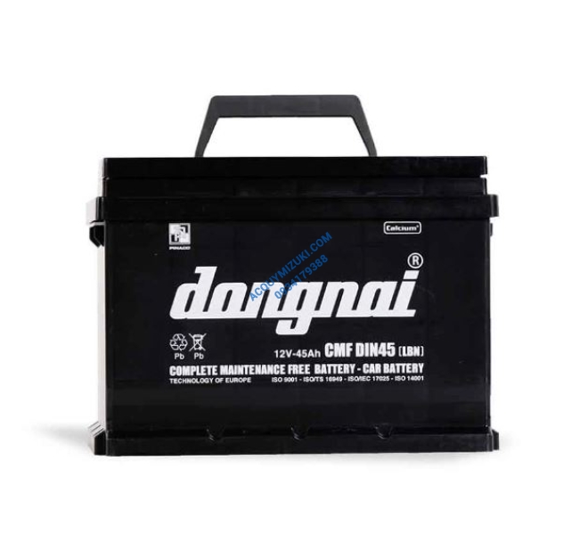 Bình ắc quy ĐỒNG NAI CMF DIN45 LBN 12V 45AH