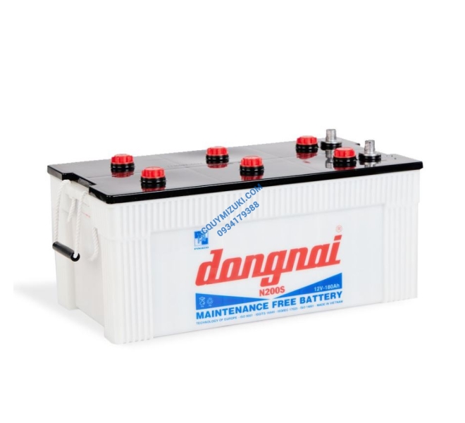 Bình ắc quy ĐỒNG NAI N200S 12V 180AH