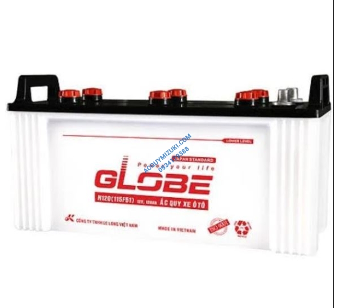 Bình ắc quy GLOBE N120 12V 120Ah