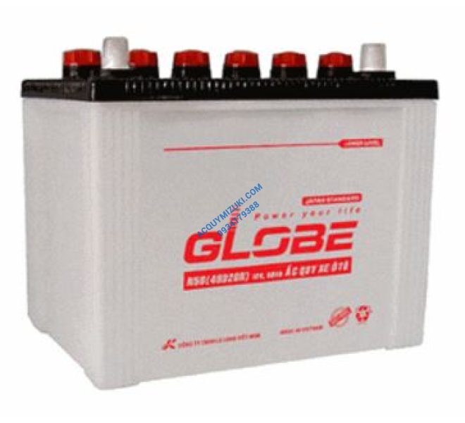 Bình ắc quy GLOBE N50 12V 50AH