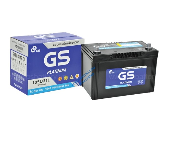 Bình ắc quy GS MF 105D31L (12V-90AH)