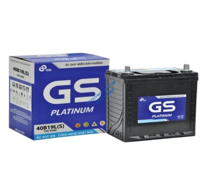 Bình ắc quy GS MF 40B19L (12V-35AH)