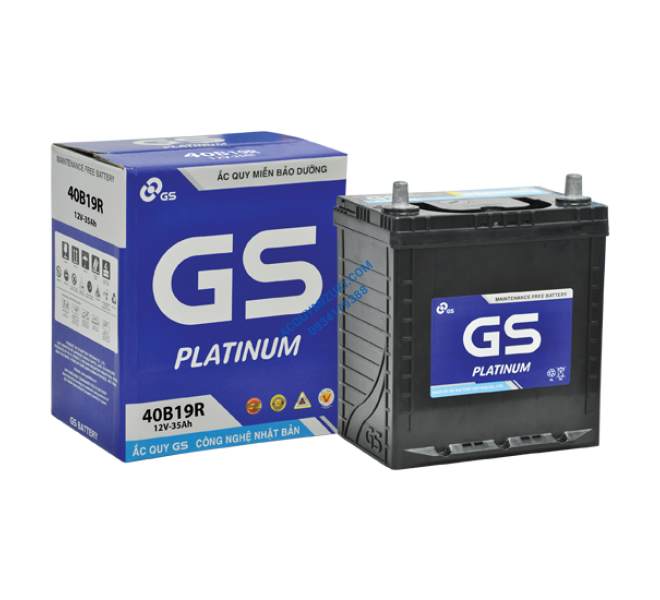 Bình ắc quy GS MF 40B19R (12V-35AH)
