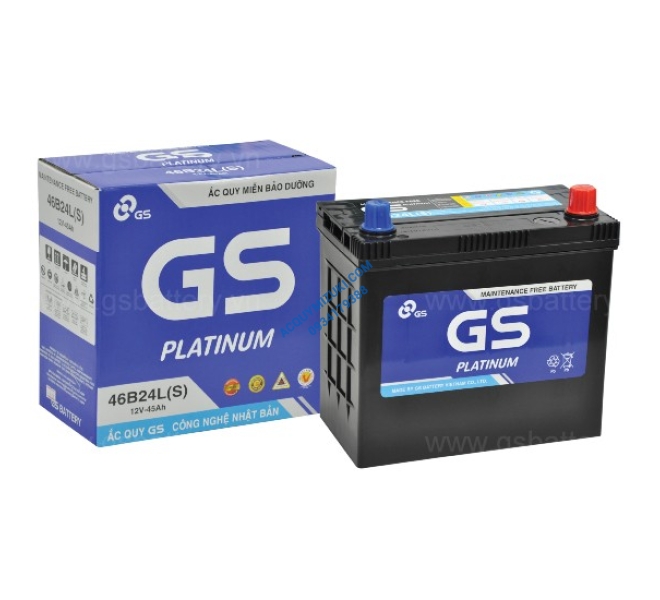 Bình ắc quy GS MF 46B24L (12V-45AH)