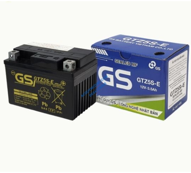 Bình ắc quy GS MF GTZ5S-E 12V - 3.5AH