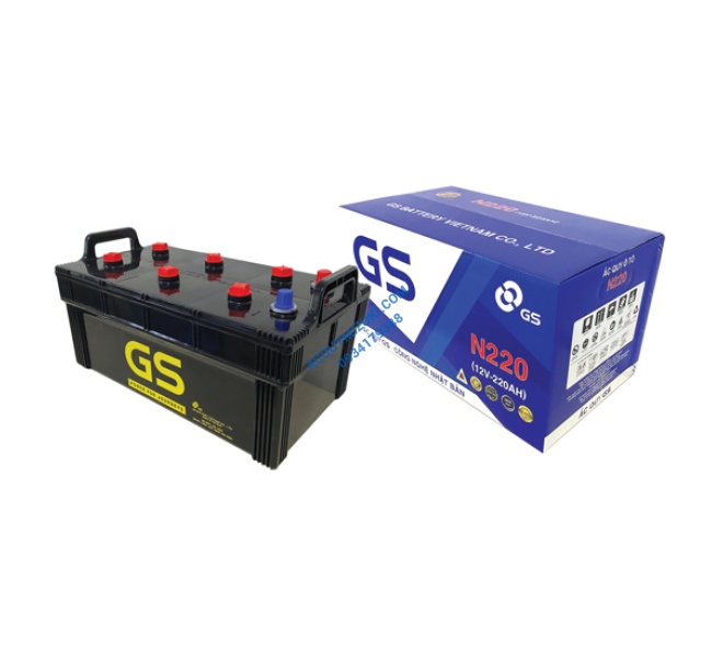 Bình ắc quy GS N220 12V 220AH