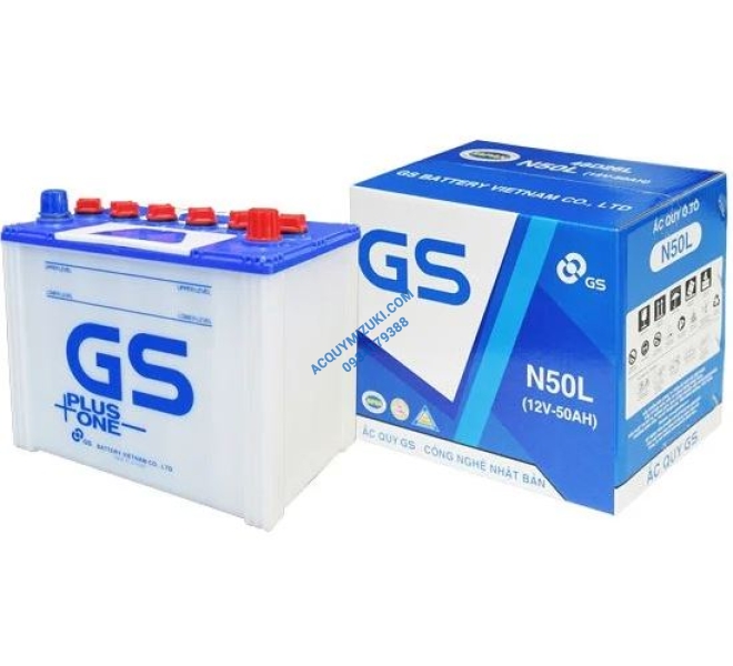Bình ắc quy GS N50L 12V 50Ah