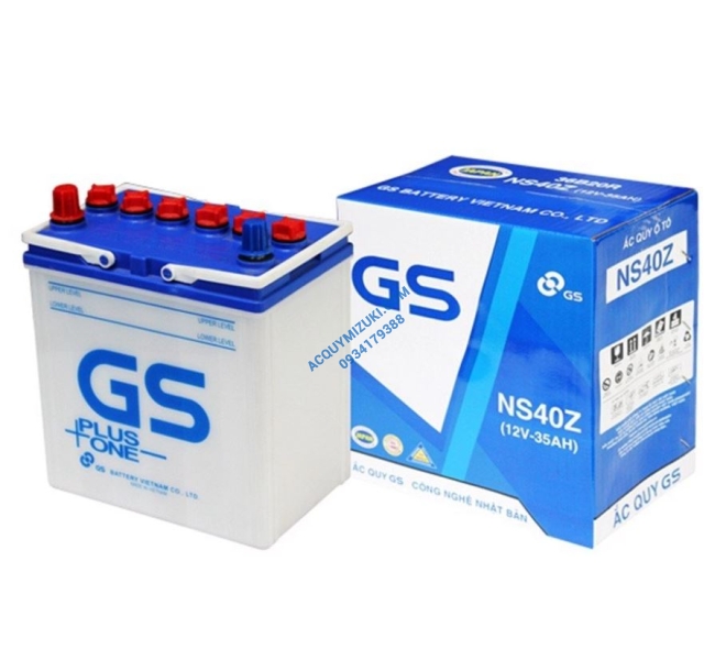 Bình ắc quy GS NS40Z 12V 35Ah