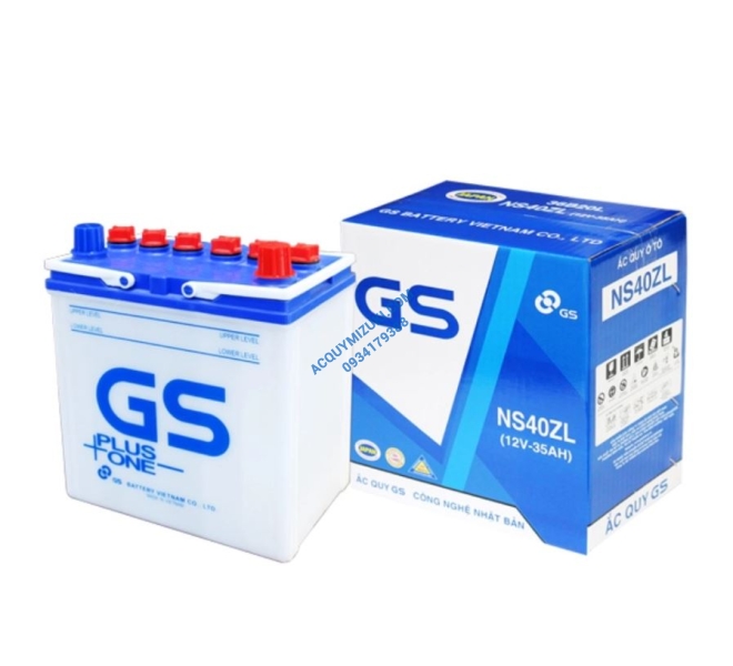 Bình ắc quy GS NS40ZL 12V 35AH