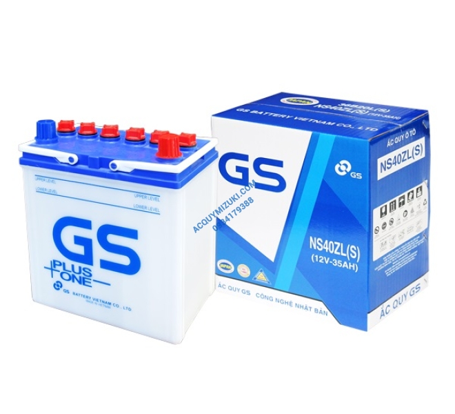Bình ắc quy GS NS40ZLS 12V 35AH
