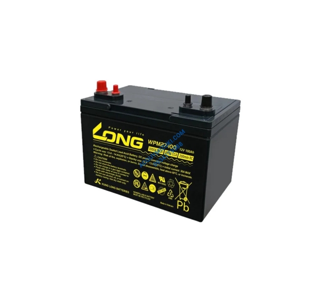 Bình ắc quy hàng hải LONG WPM27-100 12V 100AH