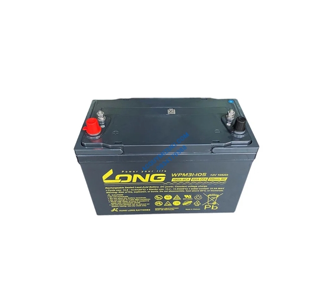 Bình ắc quy hàng hải LONG WPM31-105 12V 105AH