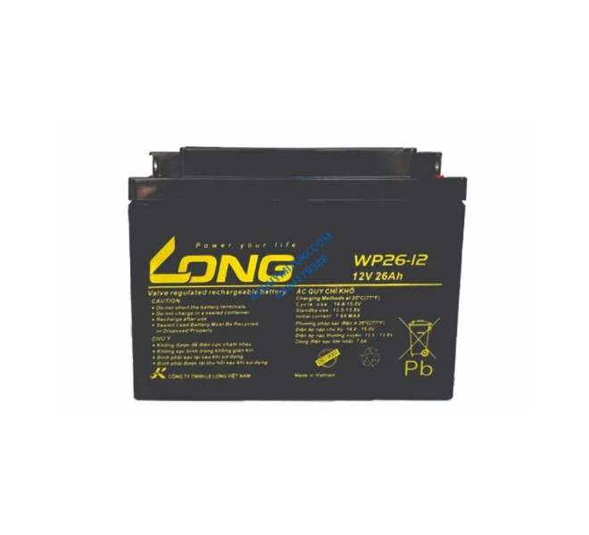 Bình ắc quy LONG WP26-12N 12V 26AH CỌC VÍT