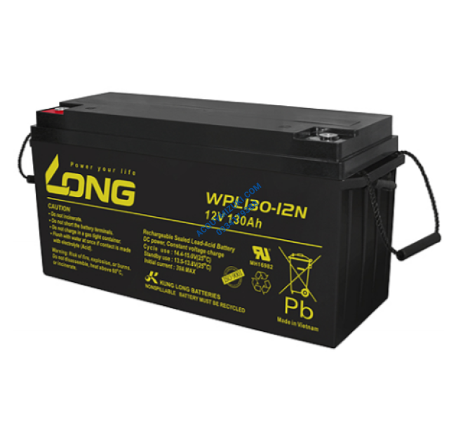 Bình ắc quy LONG WPL130-12N, F18-M8 12V 130AH
