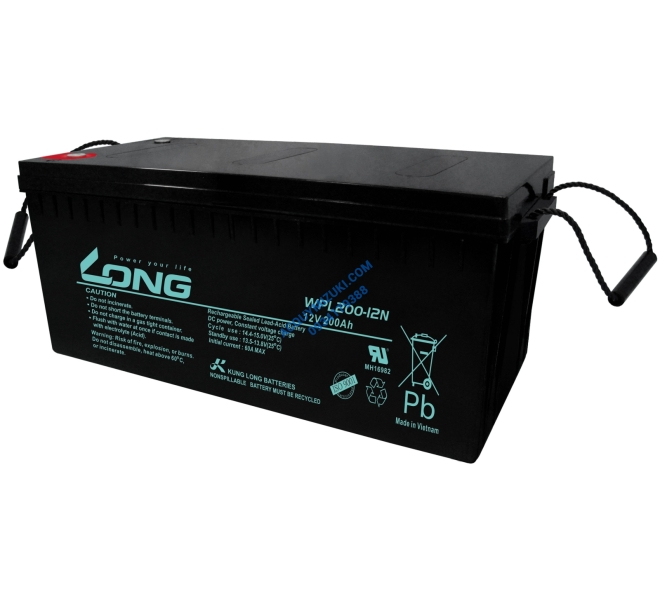 Bình ắc quy LONG WPL200-12N, F18-M8 12V 200AH
