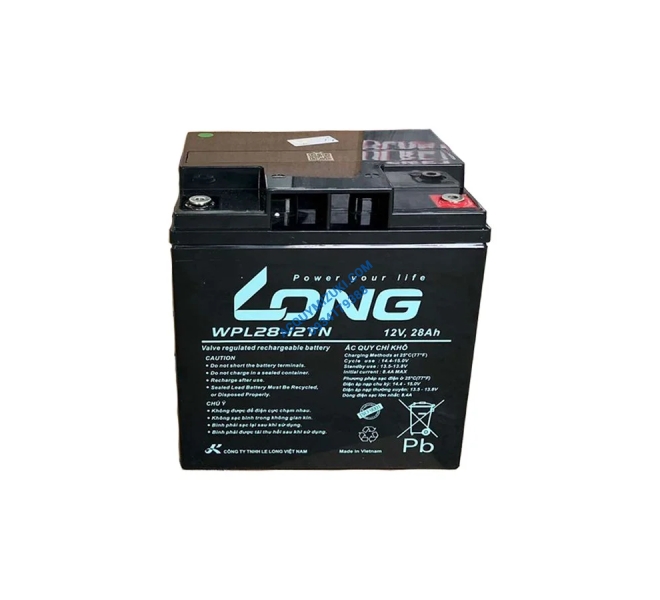 Bình ắc quy LONG WPL28-12TN 12V 28AH CỌC VÍT