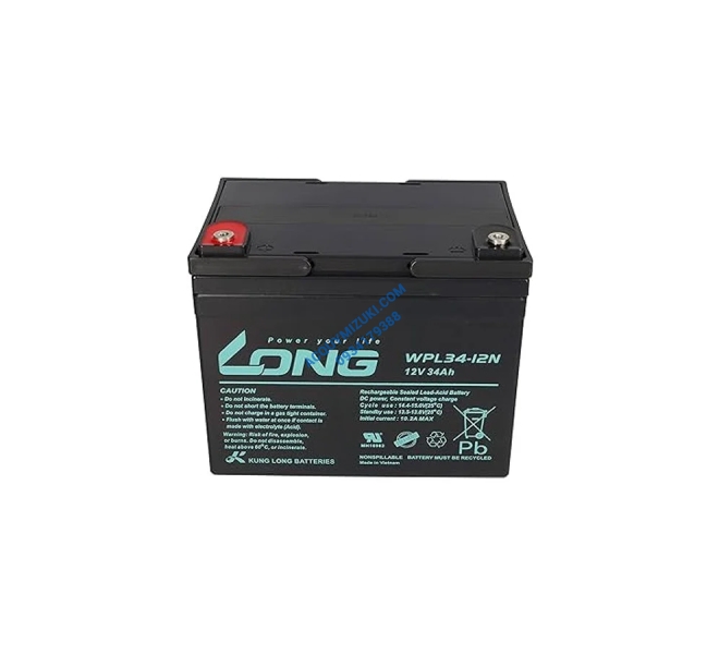 Bình ắc quy LONG WPL34-12N 12V 34AH CỌC VÍT