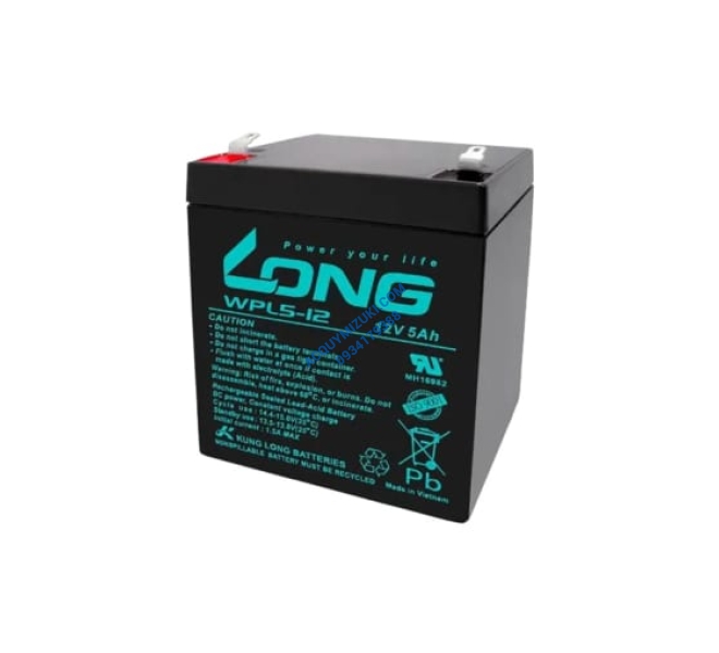 Bình ắc quy LONG WPL5-12 12V 5AH
