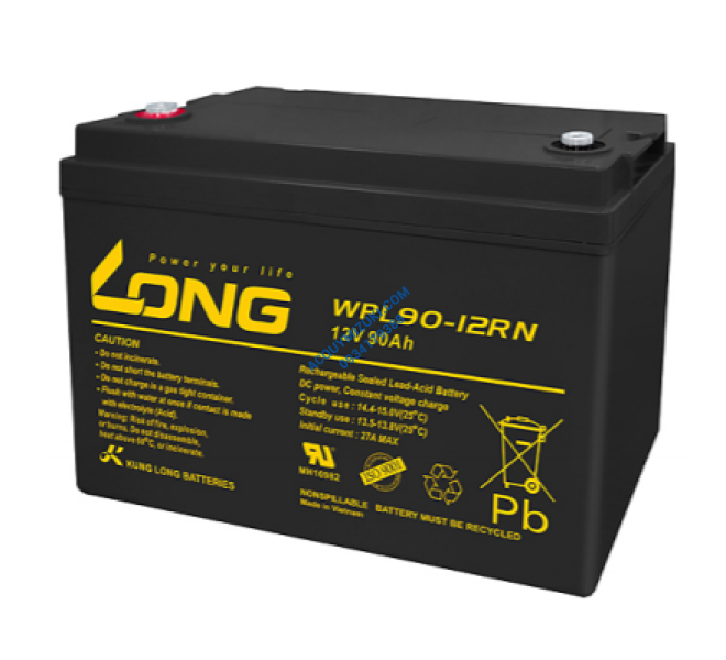 Bình ắc quy LONG WPL90-12RN, F18-M8 12V 90AH