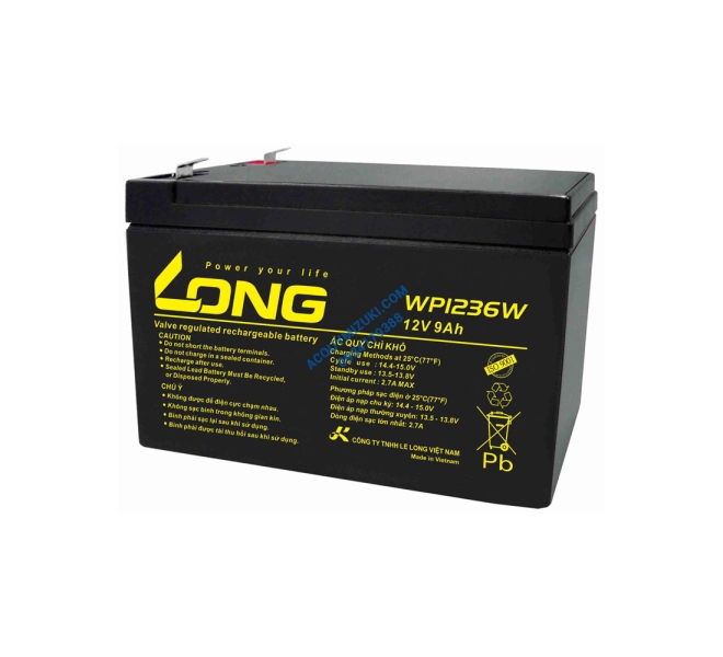 Bình ắc quy LONG WXL12365WN, F8-M6 12V 90AH