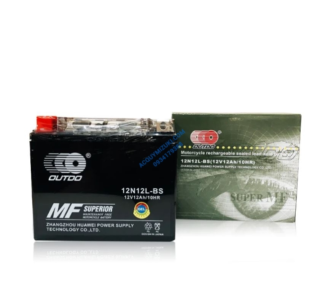 Bình ắc quy OUTDO 12N12L-BS 12V 12AH