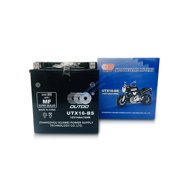 Bình ắc quy OUTDO UTX16-BS 12V 14AH