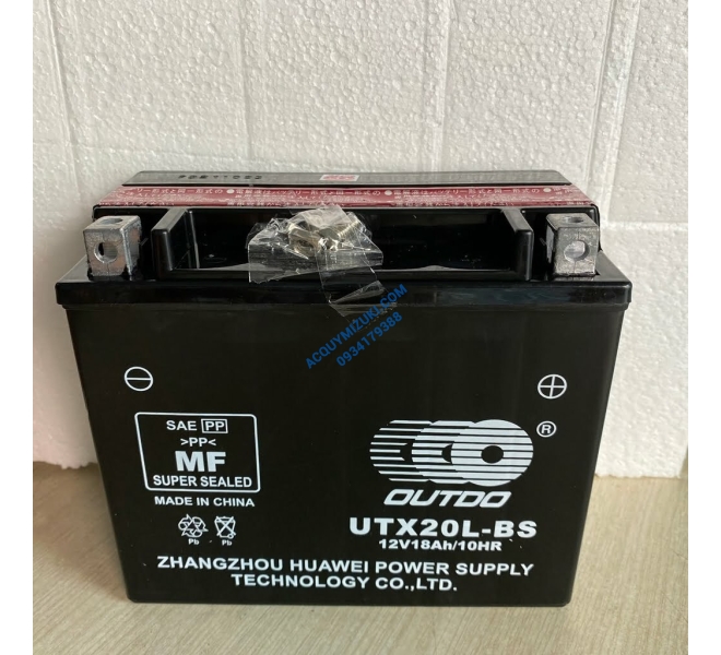 Bình ắc quy OUTDO UTX20L-BS 12V 18AH