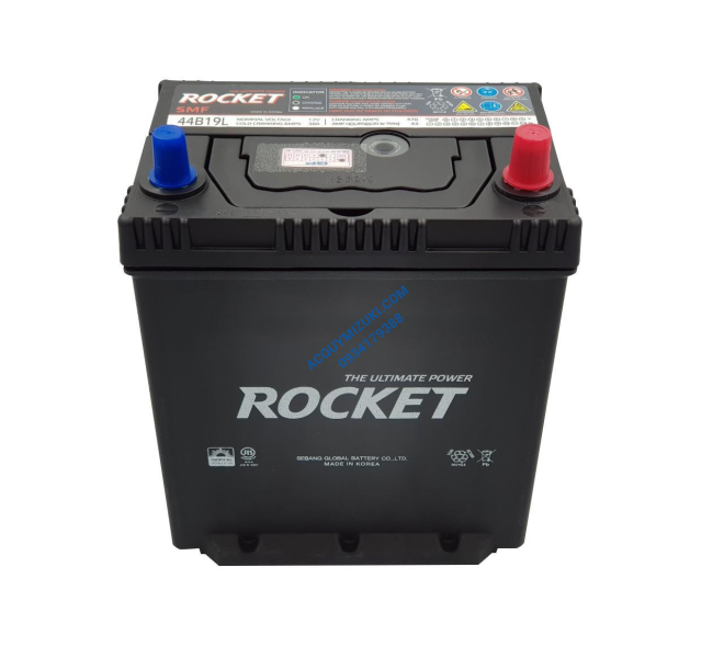 Bình ắc quy ROCKET SMF 44B19L 12V 42AH CCA 360A