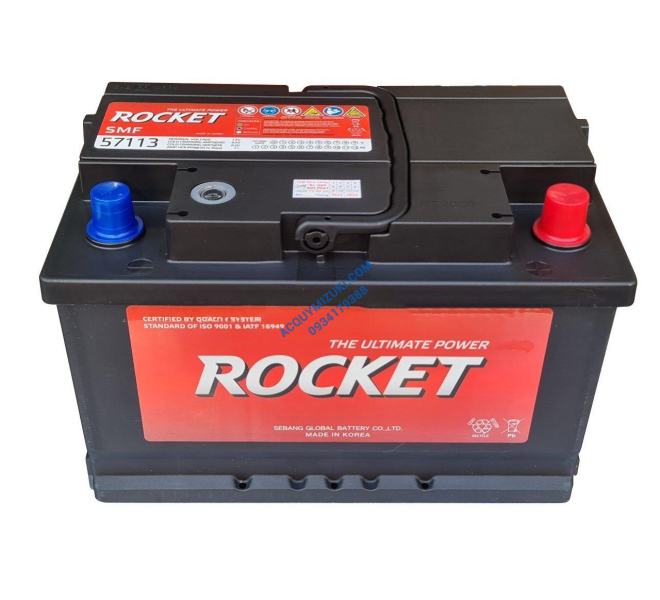 Bình ắc quy ROCKET SMF 57113 12V 71AH