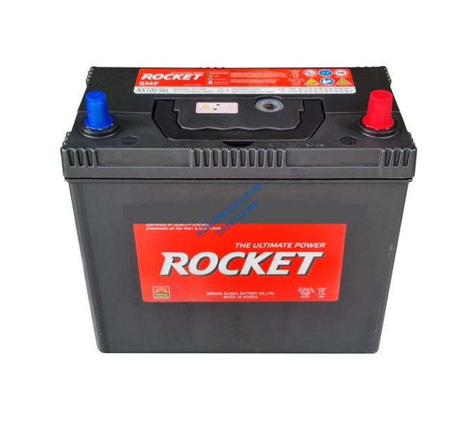 Bình ắc quy ROCKET SMF NX100-S6L 12V 45AH
