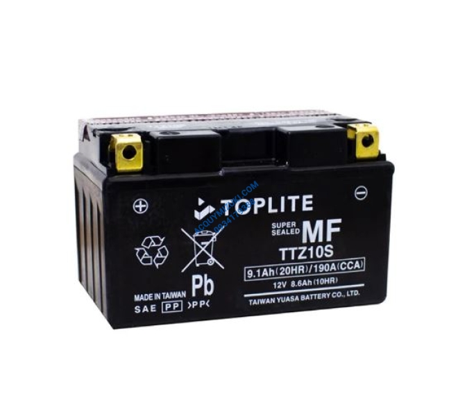 Bình ắc quy TOPLITE TTZ10S 12V 8.6AH CCA 190A
