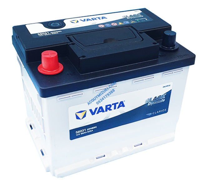 Bình ắc quy VARTA DIN 56031 12V 60AH CCA 525A