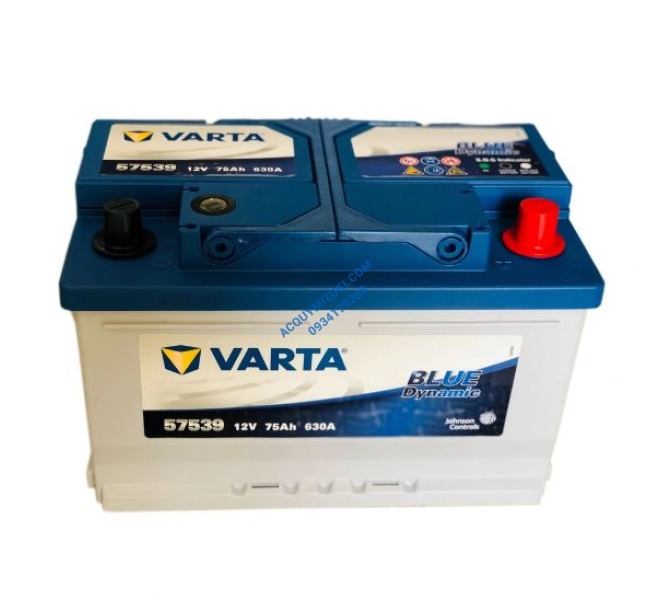Bình ắc quy VARTA DIN 57539 12V 75AH CCA 630A