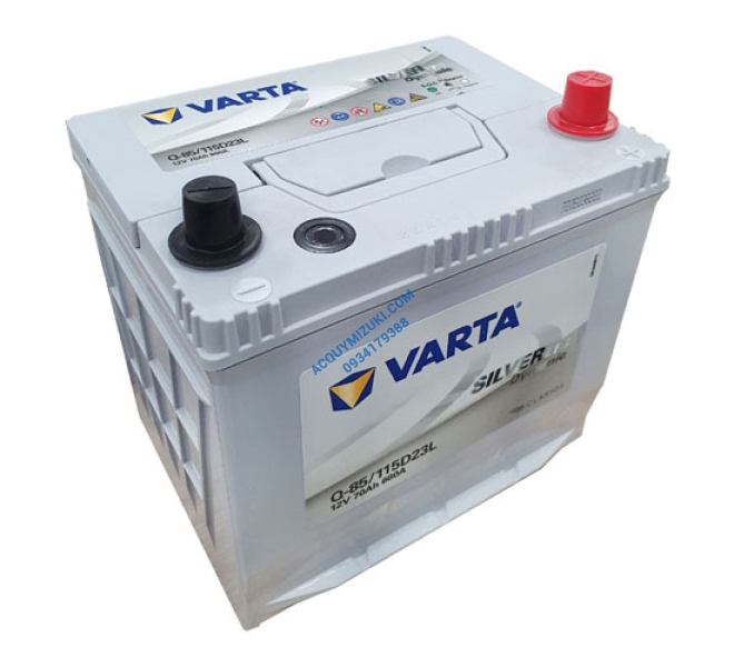 Bình ắc quy Varta Q85 (115D23L) 12V-70AH CCA 660A