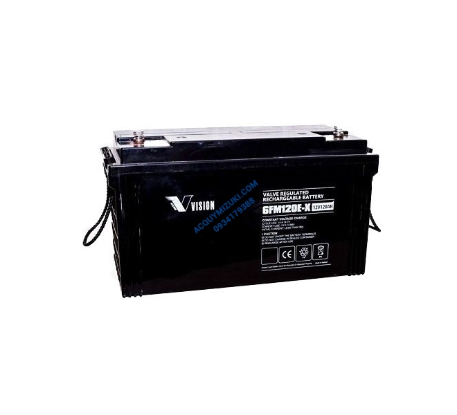Bình ắc quy Vision 6FM120E-X (12V-120AH)