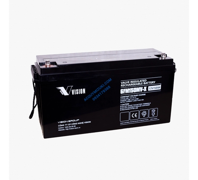 Bình ắc quy Vision 6FM150MV-X (12V-150AH)