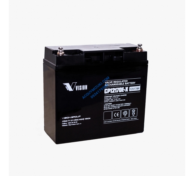 Bình ắc quy Vision CP12170E-X (12V-17AH)