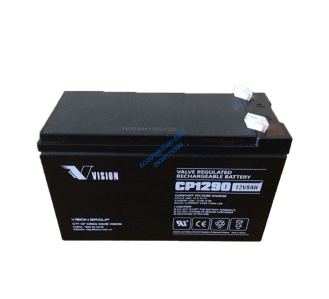 Bình ắc quy Vision CP1290 (12V-9AH)