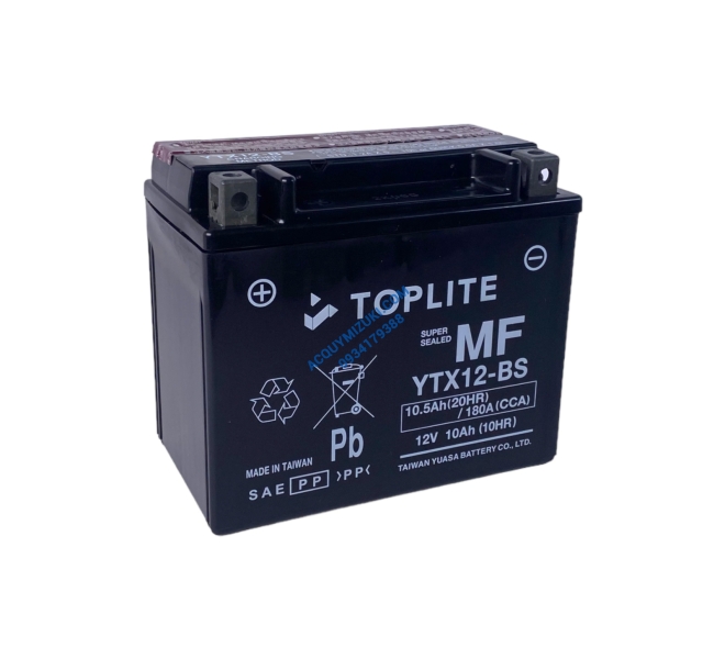 Bình ắc quy TOPLITE YTX12-BS 12V-10AH CCA 180A