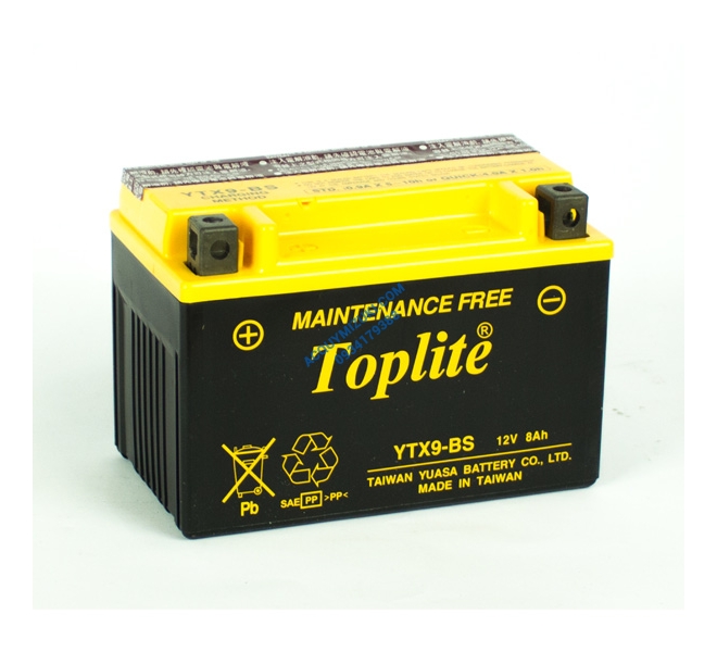 TOPLITE YTX9-BS 12V 8AH CCA 135A