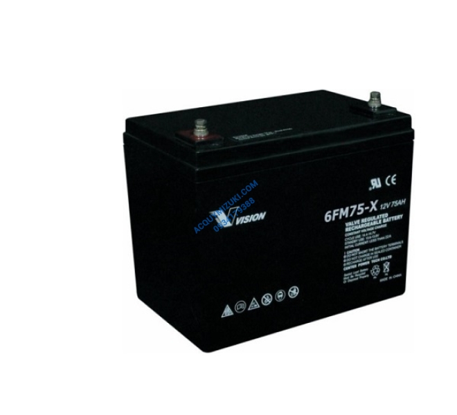 Bình ắc quy Vision 6FM75-X (12V-75AH)